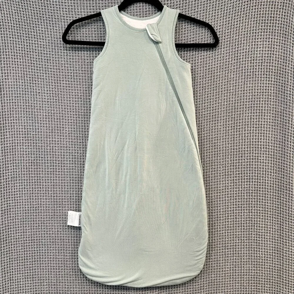 BubblePanda Bamboo Sleep Sack - Sage Green - Size Medium (6-12M) 1.0 TOG